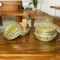 4 Ct 400 Grams Meenakari Stainless Steel Box Decorative Small Round Cookie Tin Indian Wedding Favor Container Dabba for Sweets Laddu Dryfruit Chocolate Multipurpose Storage Box - Housewarming Gift